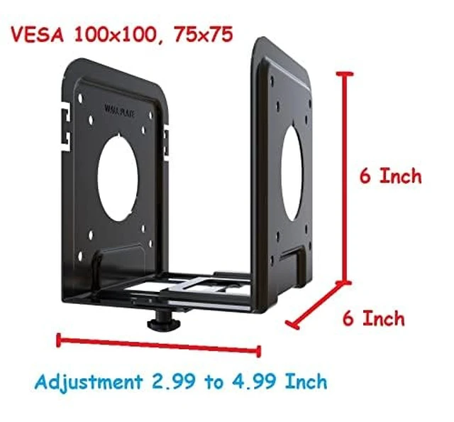 Alt view image 2 of 2 - D-06-03 Super Wide Adjustable Device Wall On Back of TV and Monitor DVD Players, Cable Boxes, Receivers, Set Top Box, Game Console Such As PS3, PS4, PS5