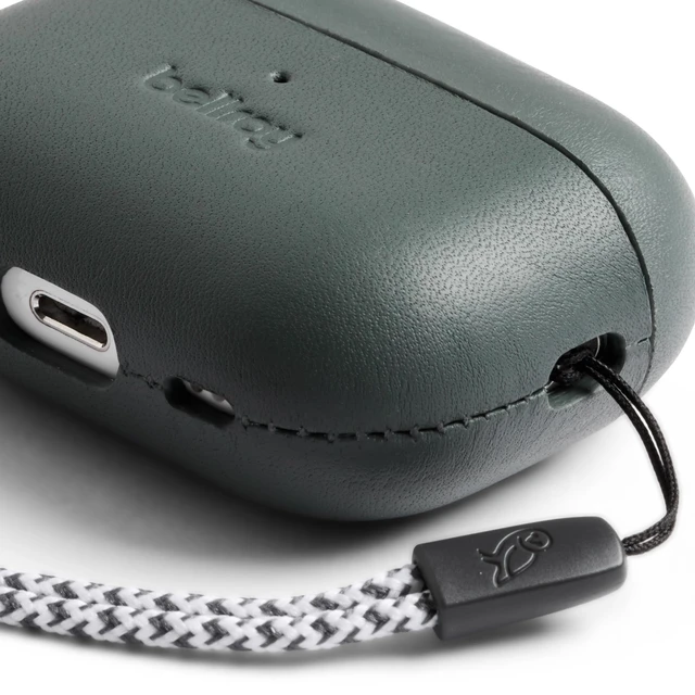 Alt view image 4 of 7 - Pod Jacket, Compatible with AirPods Pro 2 - Everglade Leather case compatible with Apple AirPods Pro 2nd Generation for everyday protection