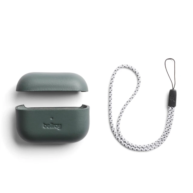 Alt view image 6 of 7 - Pod Jacket, Compatible with AirPods Pro 2 - Everglade Leather case compatible with Apple AirPods Pro 2nd Generation for everyday protection