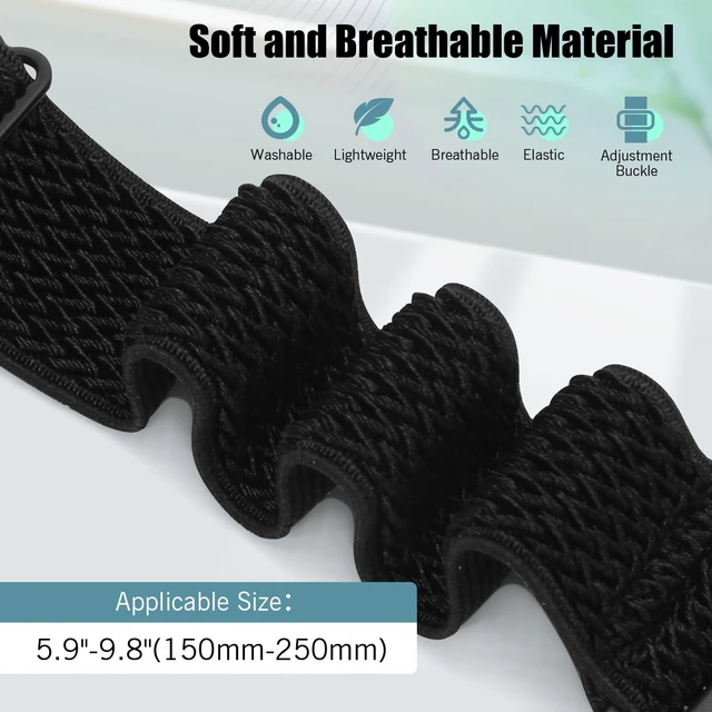 Alt view image 3 of 7 - 26mm Elastic Watch Bands Compatible for Garmin Fenix 8 51mm/Tactix 8 51mm/Enduro/2X/epix Pro 51mm, Quickfit Nylon Band for Fenix 7X/6X Pro/5X Plus/3/Tactix/Descent MK2i Smartwatches