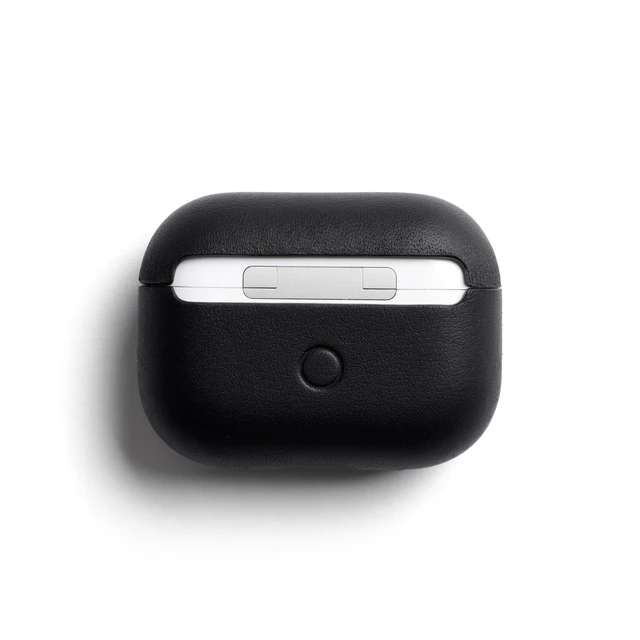 Alt view image 2 of 7 - Pod Jacket, Compatible with AirPods Pro 2 - Black Leather case compatible with Apple AirPods Pro 2nd Generation for everyday protection