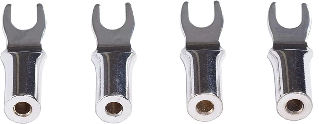 Main image of AUDIO BTS Premium Banana to Spades Adapters with 6.3MM (1/4") Spades Fork for Speaker Binding Posts - 4 Pieces