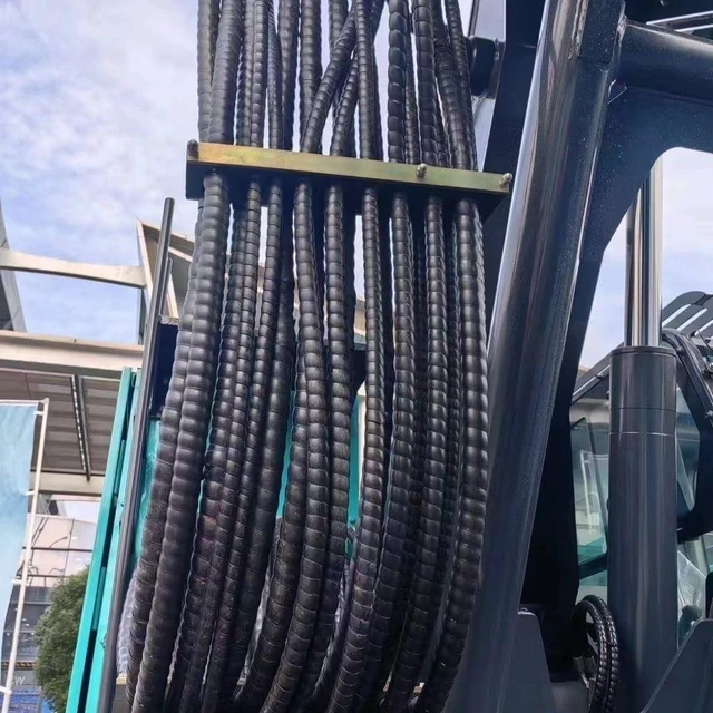 Alt view image 6 of 7 - 3 Pcs Spiral Wrap Cable Protector Pre-Cut Lengths - Safe Hose Protector to Avoid Wear and Extend Life for Hydraulic Pneumatic Hoses (1.25"+1.58"+2" OD x 10')