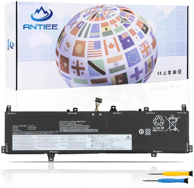 Main image of L21M4P77 Laptop Battery for Lenovo ThinkPad Z16 1st Gen 1/Gen 2 2022 Series L21D4P76 L21C4P74 SB10W51988 SB11M89886 SB10W51989 SB11M89887 5B10W51887 5B11M90085 5B10W51888 5B11M90086 72Wh 4640mAh