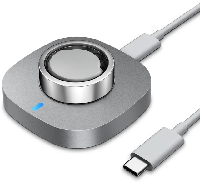 Main image of Charger Compatible with Aura-Ring Gen 3-Size 10 Fast Safe Charging Dock with USB-C Cable for Smart Ring Accessories(Not Compatible with Aura-Ring Gen 5/4)