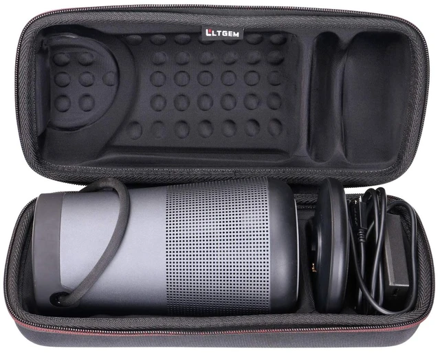 Main image of LTGEM Travel Case for Bose SoundLink Revolve+ Series II Speaker, Black Fits Charging Cradle, Fits AC Adaptor and USB Cable
