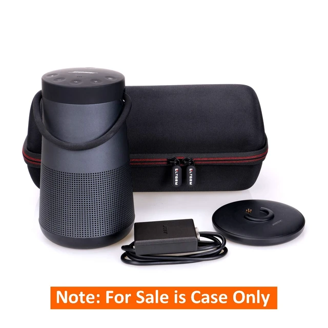 Alt view image 6 of 7 - LTGEM Travel Case for Bose SoundLink Revolve+ Series II Speaker, Black Fits Charging Cradle, Fits AC Adaptor and USB Cable