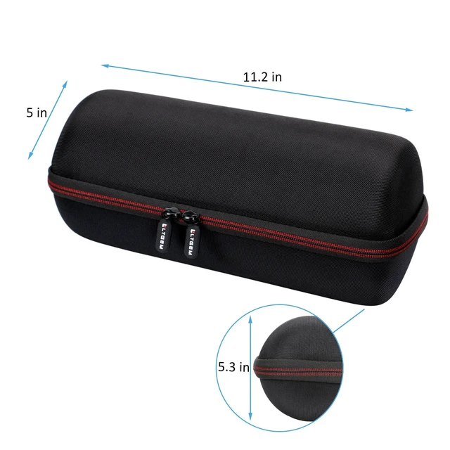 Alt view image 5 of 7 - LTGEM Travel Case for Bose SoundLink Revolve+ Series II Speaker, Black Fits Charging Cradle, Fits AC Adaptor and USB Cable