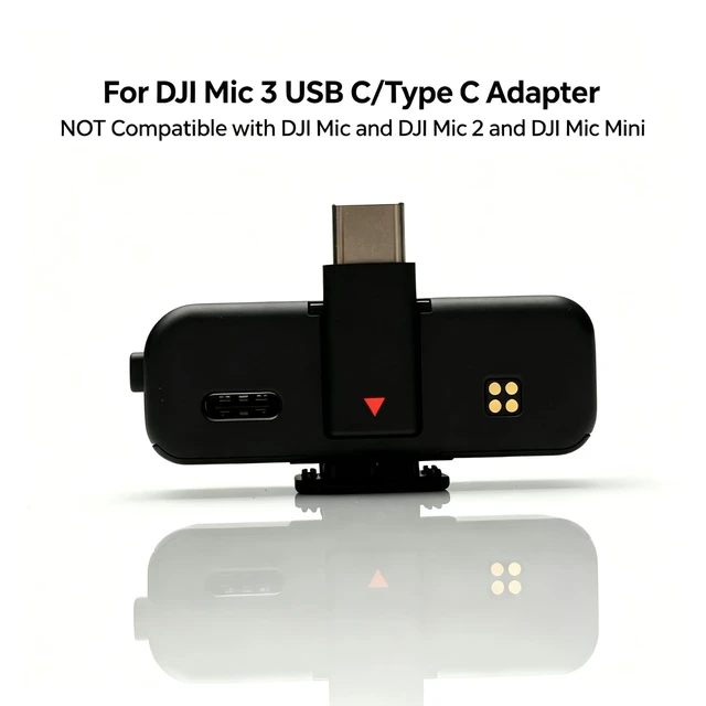 Alt view image 2 of 6 - for DJI Mic 3 receiver USB C/Type C Mobile Phone Connector,Smartphone Adapters,Connects Mic to Your Smartphone, Not for Mic 2, Mic 1,MIC mini (Suitable for Phone 14 Series and Earlier Products