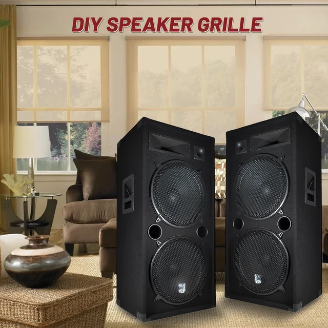 Alt view image 7 of 7 - 8 Inches Speaker Grill Cover: Plastic Honeycomb Hole Subwoofer Grill Cover Protector, Car Audio Speaker Grill Cover,(Pack of 2)