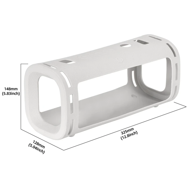 Alt view image 5 of 7 - Silicone Case for Sony ULT Field 5, A Protective Portable Cover that is Shockproof Lightweight and Easy to Clean (White)