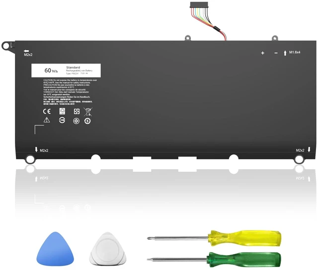 Main image of PW23Y Laptop Battery Compatible with Dell XPS 13 9360 P54G002 13-9360-D1605G 13-9360-D1605T 13-9360-D1609 13-9360-D1609G 13-9360-D1705G Series Compatible with TP1GT RNP72 0RNP72 0TP1GT