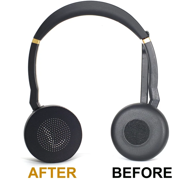 Alt view image 5 of 7 - Cooling Gel Earpads for Jabra Evolve 75 Headset Also for Jabra Evolve 75(75UC 75MS 75SE)Headset(Do not fit Jabra Evolve2 75 PC),Earpads and Mic Foam Replacement