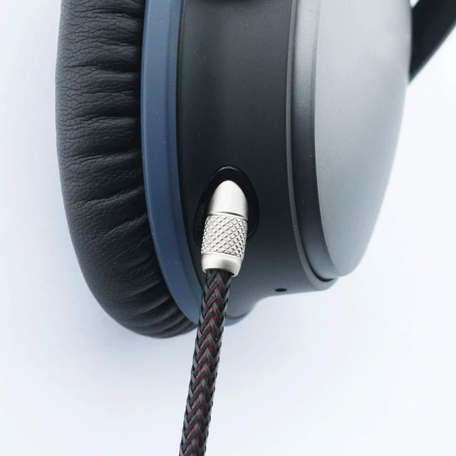 Alt view image 5 of 7 - Replacement Audio Upgrade Cable Compatible with Bose QuietComfort 25, QuietComfort 35, QC25, QC35 II, QC35 Headphones 2meters/6feet