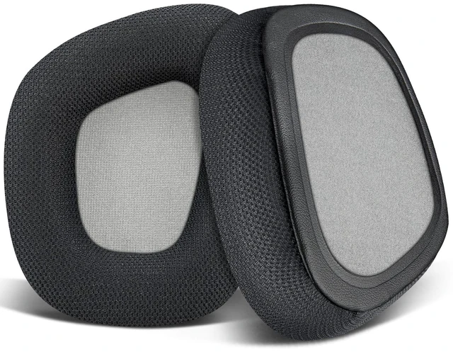 Main image of Mesh Fabric Replacement Earpads for Corsair Void/Void v2/Void Pro/Void Elite/Surround Wired & Wireless RGB USB Gaming Headsets, Ear Pads Cushions with Memory Foam - Black(Grey Mesh)