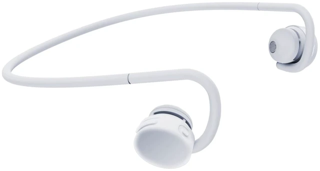 Main image of GO Wireless On-Ear Speakers (Open Ear Earphones) Glacier White Sound Leakage suppressed (PSZ Technology - Bone Conduction Alternative) Designed in Japan