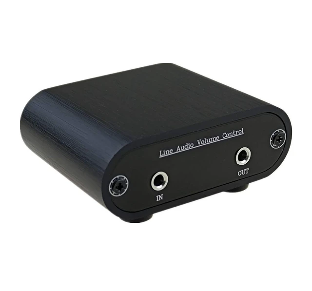 Alt view image 2 of 7 - 3.5 mm Audio Volume Controller, line Volume Control Box, 1/8" aux mini Inline attenuator knob -MC11