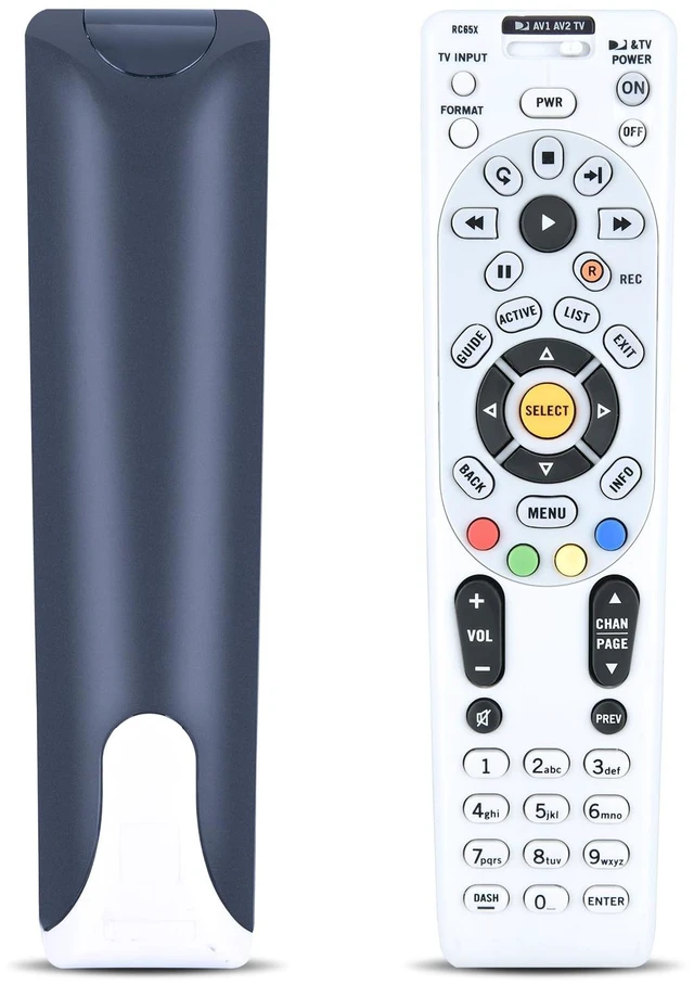 Main image of Replacement IR Remote Control for DIRECTV RC65 / RC65X / RC65RX / RC66 / RC66X 4-Device LCD LED HDTV A/V Receiver, Compatible with H20 HR20 H21 HR21 HR22 H23 HR23 H24 HR24 H25 R15 R16 R22 D11 D12