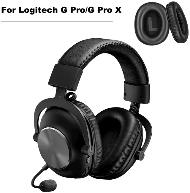 Alt view image 2 of 7 - Replacement Earpads for Logitech G Pro/G Pro X Gaming Headset Earpads Earpads for Logitech G Pro/G Pro X Gaming Headset (Leather)