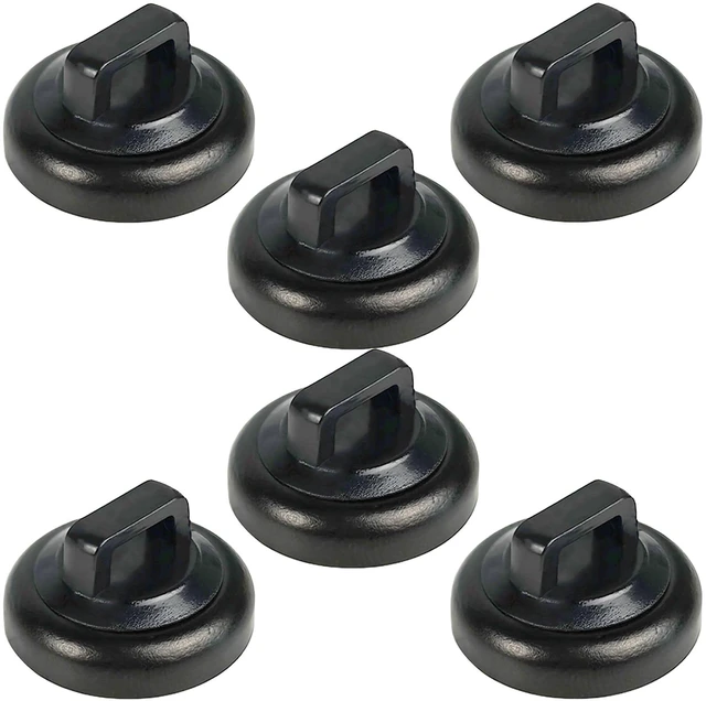 Main image of Magnetic Zip Tie Mounts Magnet Cable Tie Mount Clips Strong Magnetic Grip, Tangle-free design, Compact for Car/Home/Office/Wiring, 15LBS 19MM Black 6 Pcs