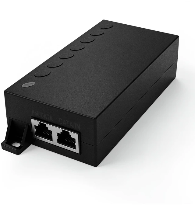 Main image of POE60 60W Gigabit IEEE 802.3bt PoE++ Injector 6KV surge protection, shielded gigabit RJ45, IEEE 802.3af/at compatible, stable 60W constant PoE power output