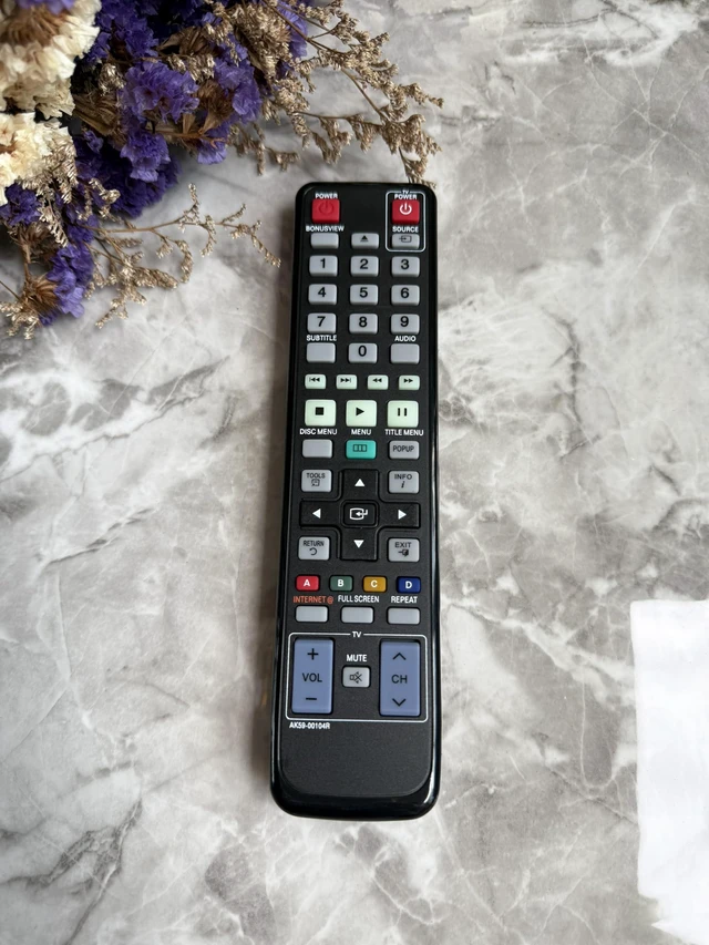 Alt view image 6 of 6 - AK59-00104R Replacement Remote Control for Samsung BD-C5500C BD- C5500 BD-C5500C BD-C6500 BD-D5700 BD-C5900 BD-C6900 BD-C6800 Blu-Ray BD DVD Player