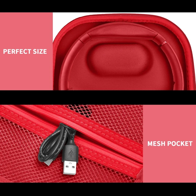 Alt view image 4 of 7 - Hard Headphone Case for Sony WH-CH720N/ for JBL Tune 720BT Fits for Sony WH-CH520/WH-1000XM4, for JBL Tune 510BT, for Soundcore Q20i/Q20/Q30, for TOZO HT2, for BERIBES, Box Only