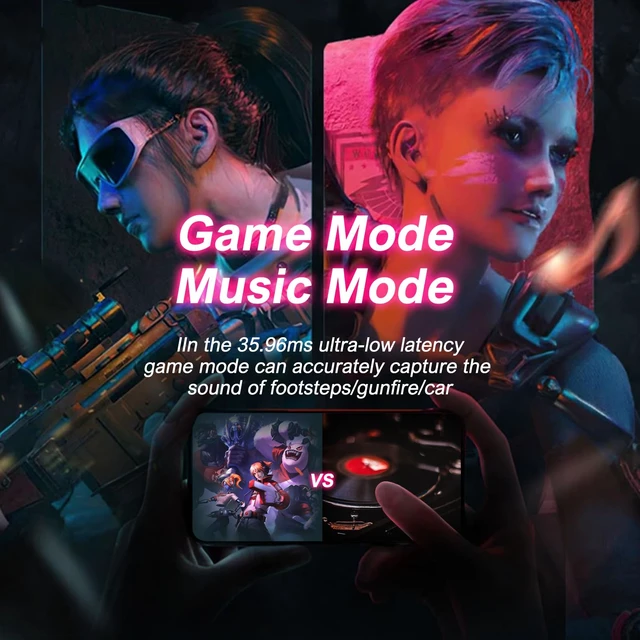 Alt view image 5 of 7 - 200H Playback Time Neckband Bluetooth Headphones, Bluetooth 5.3 in Ear Wireless Earphones with Digital Display, Monitoring Mode for Singing, 7 EQ Modes, Support TF Card, USB-C Fast Charging