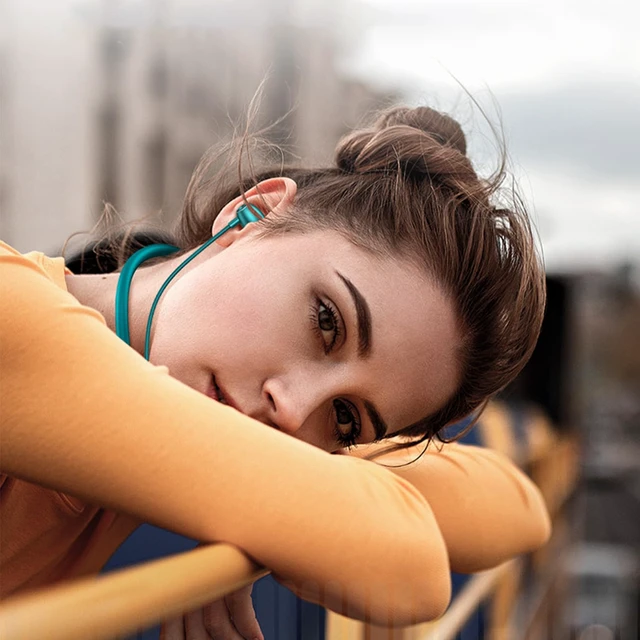 Alt view image 6 of 7 - 200H Playback Time Neckband Bluetooth Headphones, Bluetooth 5.3 in Ear Wireless Earphones with Digital Display, Monitoring Mode for Singing, 7 EQ Modes, Support TF Card, USB-C Fast Charging
