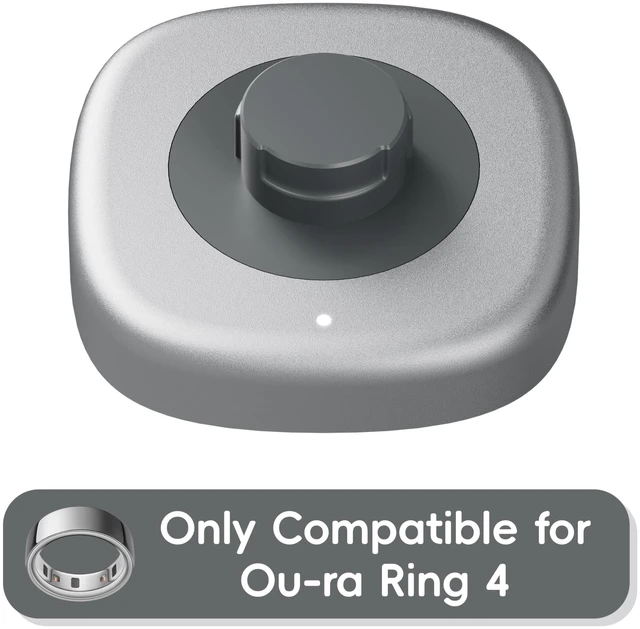 Alt view image 4 of 6 - Smart Ring Charger for Ou-ra Ring 4 with TypeC-C (Size 09) Fast charging dock with TypeC-C cable, compact design for daily replacement charger