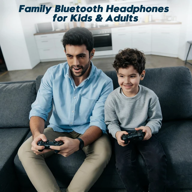 Alt view image 3 of 7 - Wireless Earbuds, Long Playtime bluetooth headphones, Earbuds Wireless Bluetooth for Children, IPX5 Waterproof Earplug Headphones, True blue tooth earphones, Kids Ear buds for School/Home(Black)