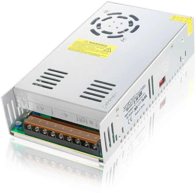 Main image of 110V AC to 36V DC Converter 36V 16.6A 600W Power Supply DC 36Volt 16.6A 600W Switching Power Supply Transformer for Winch Car Jack LCD Monitor CCTV Car Stereo