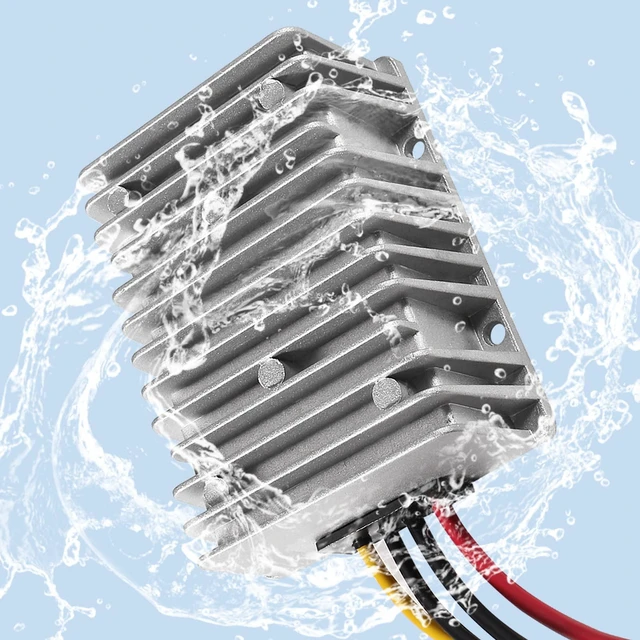Main image of DC Voltage Reducer Converter DC 8V/40V to 13.8V 10A Automatic Step Down Up Voltage Regulator Power Converter Waterproof Module Transformer for Golf Cart Club Car