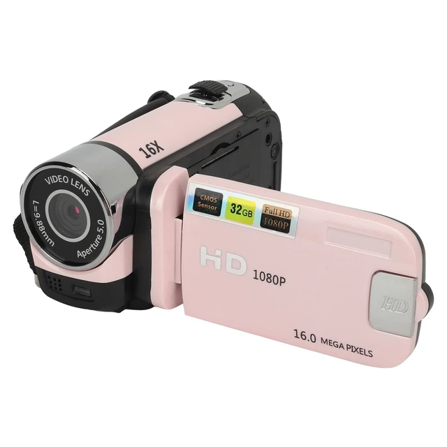 Alt view image 7 of 7 - Vintage Video Camera Camcorder, 16Mp Cam Corder, 1080P Digital Camera, 2.4 Inch Rotatable Screen Camcorder, 16X Zoom HD Video Recorder with Fill Light for Teens Beginner Adult