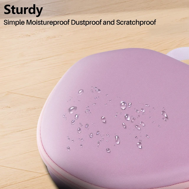 Alt view image 7 of 7 - Hard Case Replacement for Apple Airpods Max Over-Ear Headphones Hard Shell Shockproof, Portable Headphone Storage, Mesh Bag Organizer, Lightweight Travel