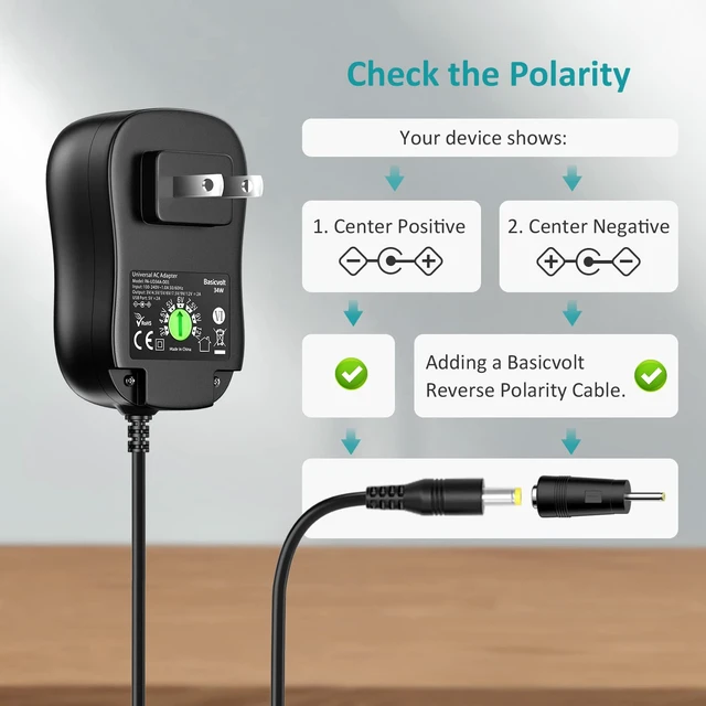 Alt view image 6 of 7 - 34W Universal AC Adapter Multi Voltage Power Supply DC 4.5V 7.5V 5V 9V 12V with a 5V 2A USB Port, Adjustable Power Supply, 2A Max, DC Power Adapter Charger Cord, Multiple Tips, 5.5mm x 2.1mm
