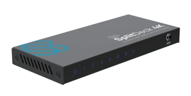 Alt view image 4 of 4 - SplitDeck 4K, 4K 60Hz HDMI Splitter with Downscaling to 1080p, 1x4 4K 60Hz, Downscaling to 1080p - Automatic, Downscaling, and EDID modes