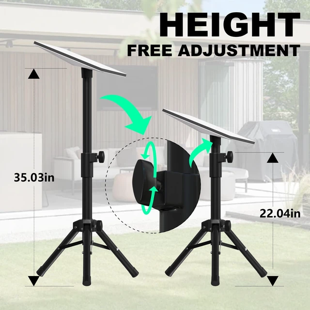 Alt view image 2 of 6 - Starlink Mini Tripod Stand, Portable for RV & Camping Easy assembly, heavy-duty construction, 360° adjustable, lightweight, stable for uneven terrain, durable for outdoor