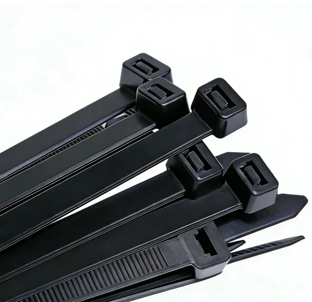 Main image of 24 Inch Zip Ties Heavy Duty 100 Pcs Black Nylon Tie Outdoor use Black Cable Ties 120 lbs UV Resistant Long plastic tie