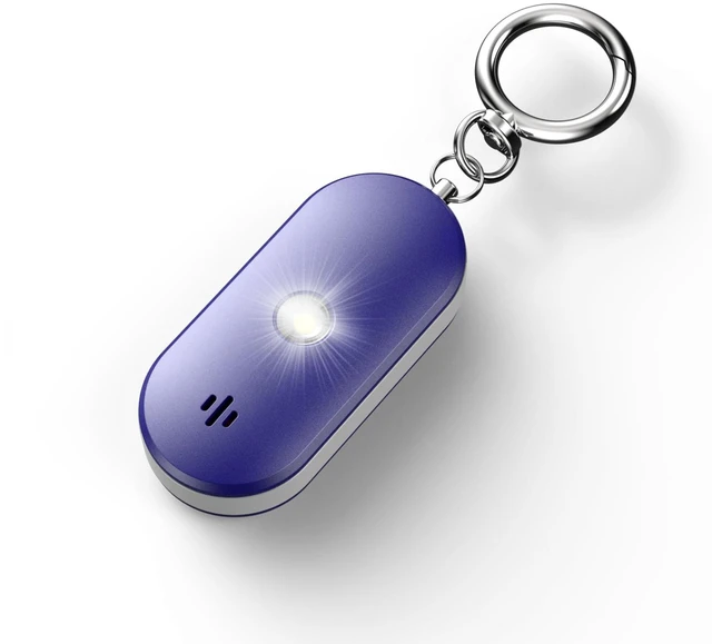 Main image of Personal Safety Alarm for Women, 130dB Rechargeable Keychain Alarm with Bluetooth SOS, Dual Speakers, LED Strobe, USB-C Charging, Low Power Reminder for Campus, Walking, Travel, (Blue)