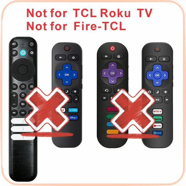 Alt view image 2 of 7 - Smart Remote Compatbile with TCL Remote Control Replacement, Voice Control, New Upgraded RC802V Universal for TCL TV remotes, Google, Android Smart TVs, Control para remoto