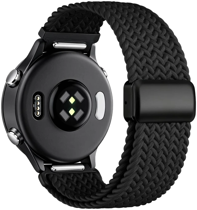 Main image of Band Compatible with Coros Pace 4/3 Apex 2 Pro/Apex Pro - Stretchy One-click quick release stretchy nylon braid strap with magnetic clasp. Breathable & comfortable. Fits Apex 46mm