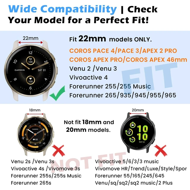 Alt view image 2 of 7 - Band Compatible with Coros Pace 4/3 Apex 2 Pro/Apex Pro - Stretchy One-click quick release stretchy nylon braid strap with magnetic clasp. Breathable & comfortable. Fits Apex 46mm