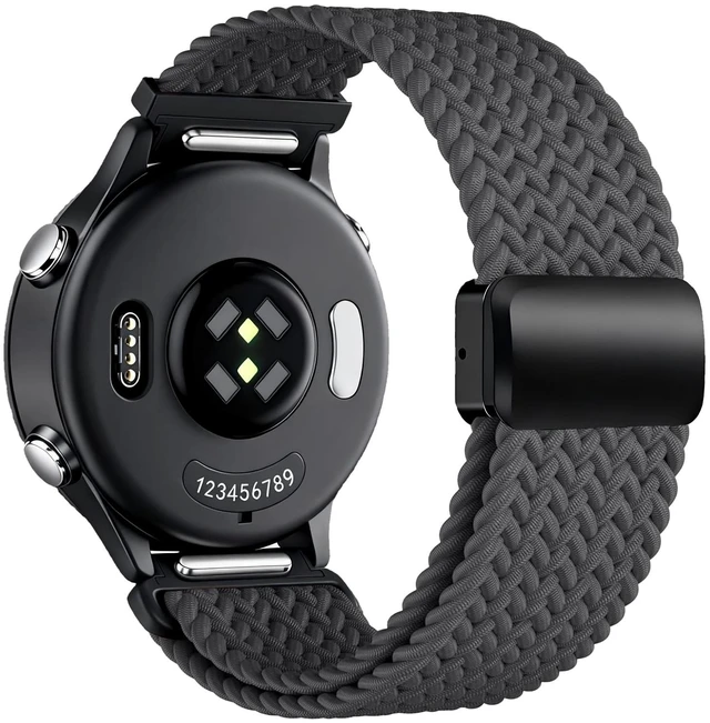 Main image of Band Compatible with Coros Pace 4/3 Apex 2 Pro/Apex Pro - Stretchy One-click quick release stretchy nylon braid strap with magnetic clasp. Breathable & comfortable. Fits Apex 46mm