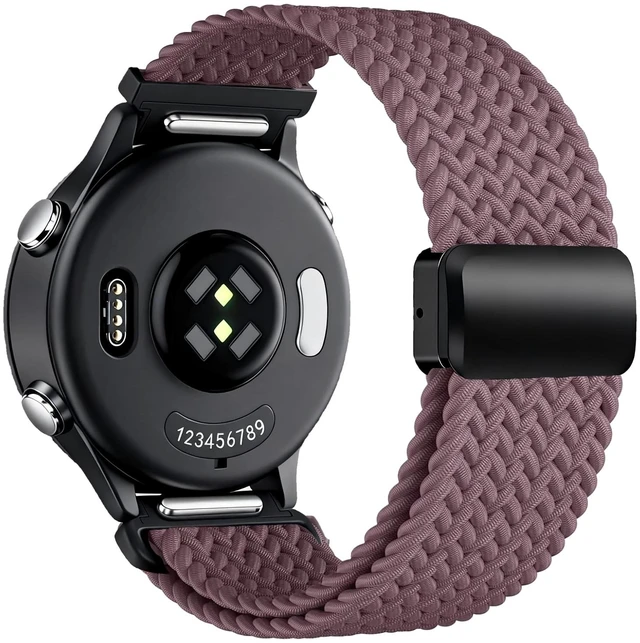 Main image of Band Compatible with Coros Pace 4/3 Apex 2 Pro/Apex Pro - Stretchy One-click quick release stretchy nylon braid strap with magnetic clasp. Breathable & comfortable. Fits Apex 46mm