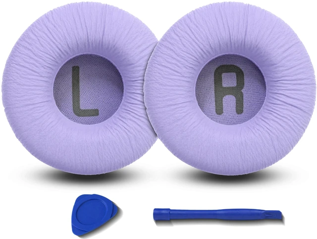 Main image of Replacement Ear Pads for JBL Tune 600(T600BTNC 600BTNC)/660(T660NC 660NC)/670(T670NC 670NC) Headphone, Extra Thick Cushions, Ear Cups Cover, Textured PU LeatherMemory Foam Headset Earpads (Purple)