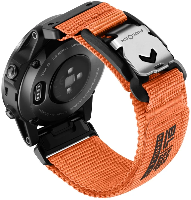 Main image of 20mm Quick Fit Nylon Band Compatible with Garmin Watch Rugged Nylon Strap with Magnetic Fidlock V-Buckle for Fenix 8 43mm//7s/6S Pro/5S Plus/Instinct 2s E 40mm/Approach S70 42mm