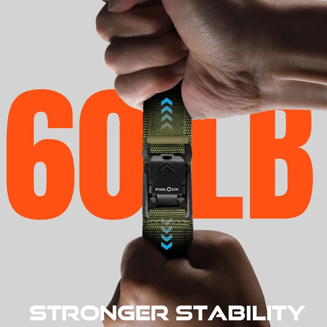 Alt view image 4 of 7 - 20mm Quick Fit Nylon Band Compatible with Garmin Watch Rugged Nylon Strap with Magnetic Fidlock V-Buckle for Fenix 8 43mm//7s/6S Pro/5S Plus/Instinct 2s E 40mm/Approach S70 42mm