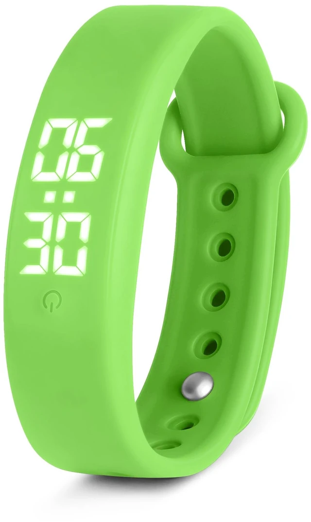 Main image of Vibrating Alarm Wristband, Silent Waterproof Watch with Temperature Detection, USB Rechargeable for Heavy Sleepers Students Sports