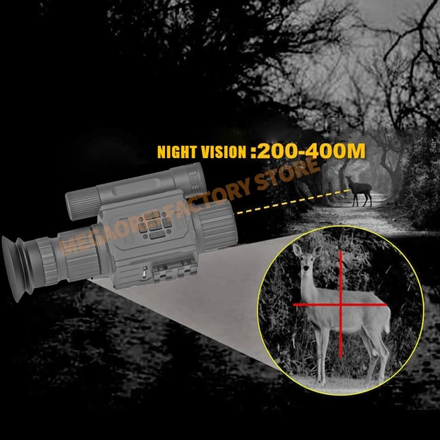 Alt view image 2 of 6 - NK008 Digital 1080P Day & Night Vision Monocular Camera with 940nm IR Digital Telescope for Observation Camping (NK008-50-IR940)